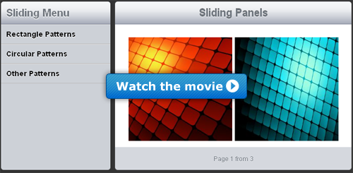 Controlling Sliding Panels with Sliding Menu