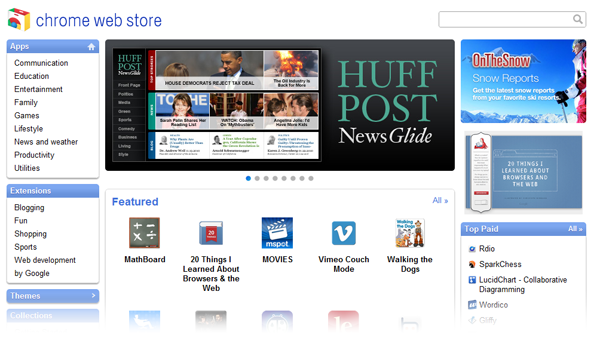 Google Chrome Store Screenshot 1